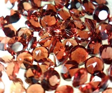 to 3.65 mm Round   Spessarite Garnet  