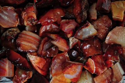 2,268 Carat Lots of Natural Carnelian Rough   Over 1 Pound Each 